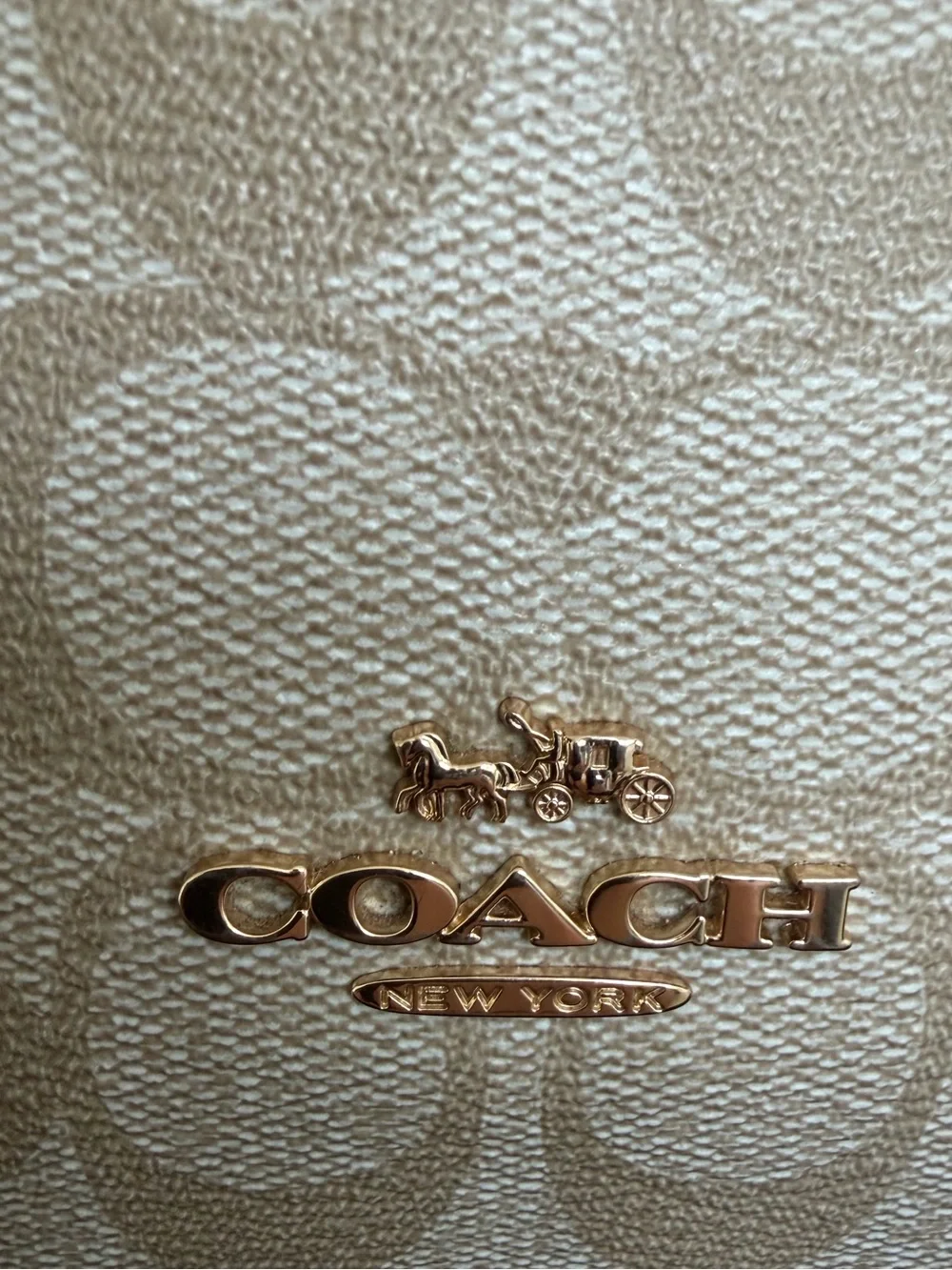 Coach C1523 Signature Jacquard Convertible Hobo Shoulder Crossbody Bag